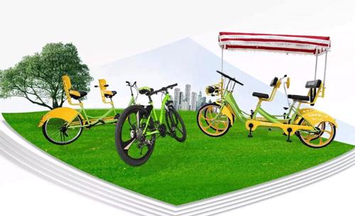 景區共享單車展示